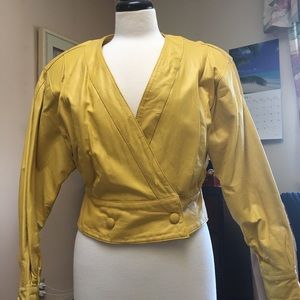 Vintage Leather Outfit- suit set